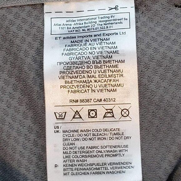 Adidas Golf Pants Chino Straight Leg Flat Front Mens Size 30x32 Black - Picture 10 of 11